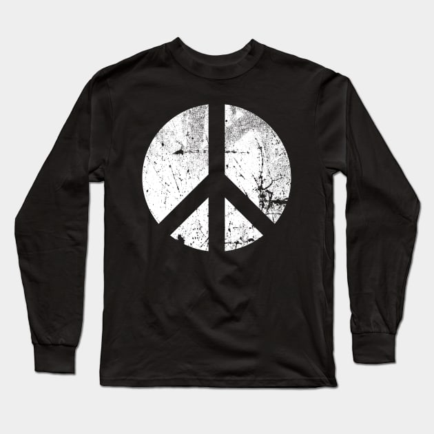 Peace Symbol sign Long Sleeve T-Shirt by ClothedCircuit